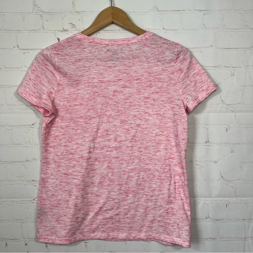 Architect T Shirt Women’s Petite Medium Pink Heathered Short Sleeve - Picture 6 of 6